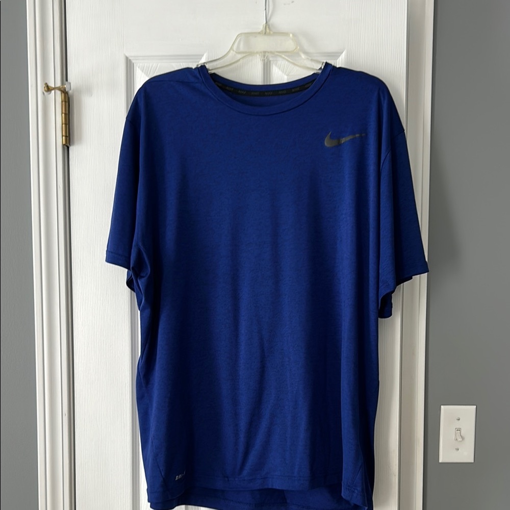 Nike Men's Blue Dri-Fit Shirt